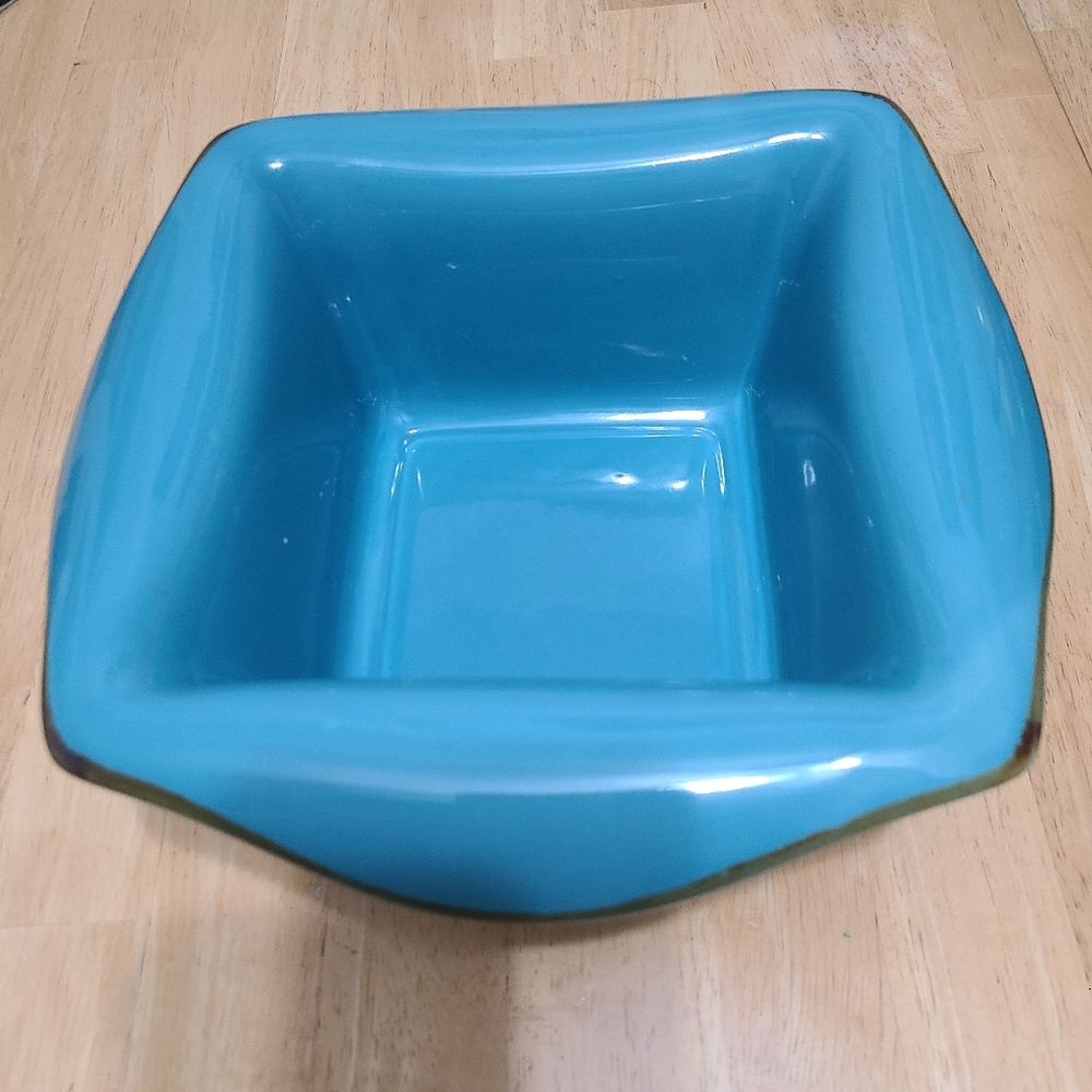 Southern Living at Home Tuscan Everyday Square Baking Dish Teal Turquoise